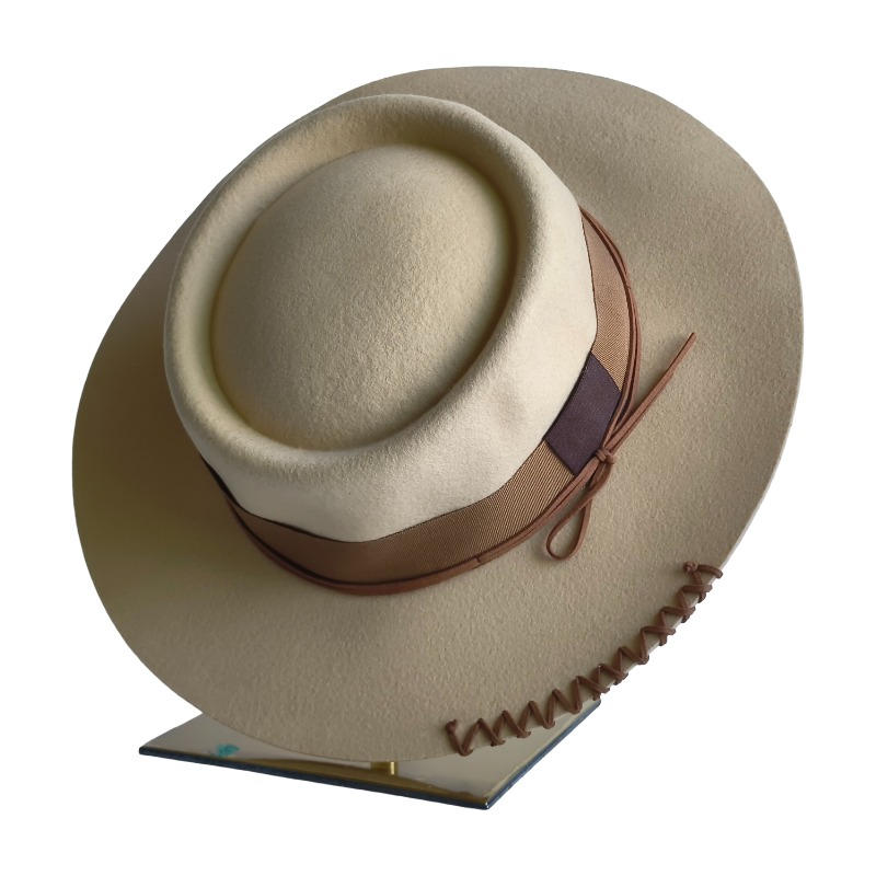 Fedora Hat Wool - 100%ウールハット 低価格 ポークパイハット セール おしゃれ ユニセックスデザイン