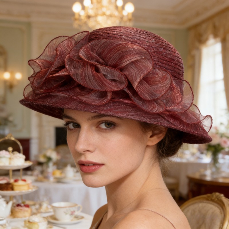 Sun Hat Wide Brim - 女性用透明ガーゼサンハット折りたたみ式アウトドアサンハットファッショナブルな旅行夏用通気性のあるつば広帽子クールハット付き