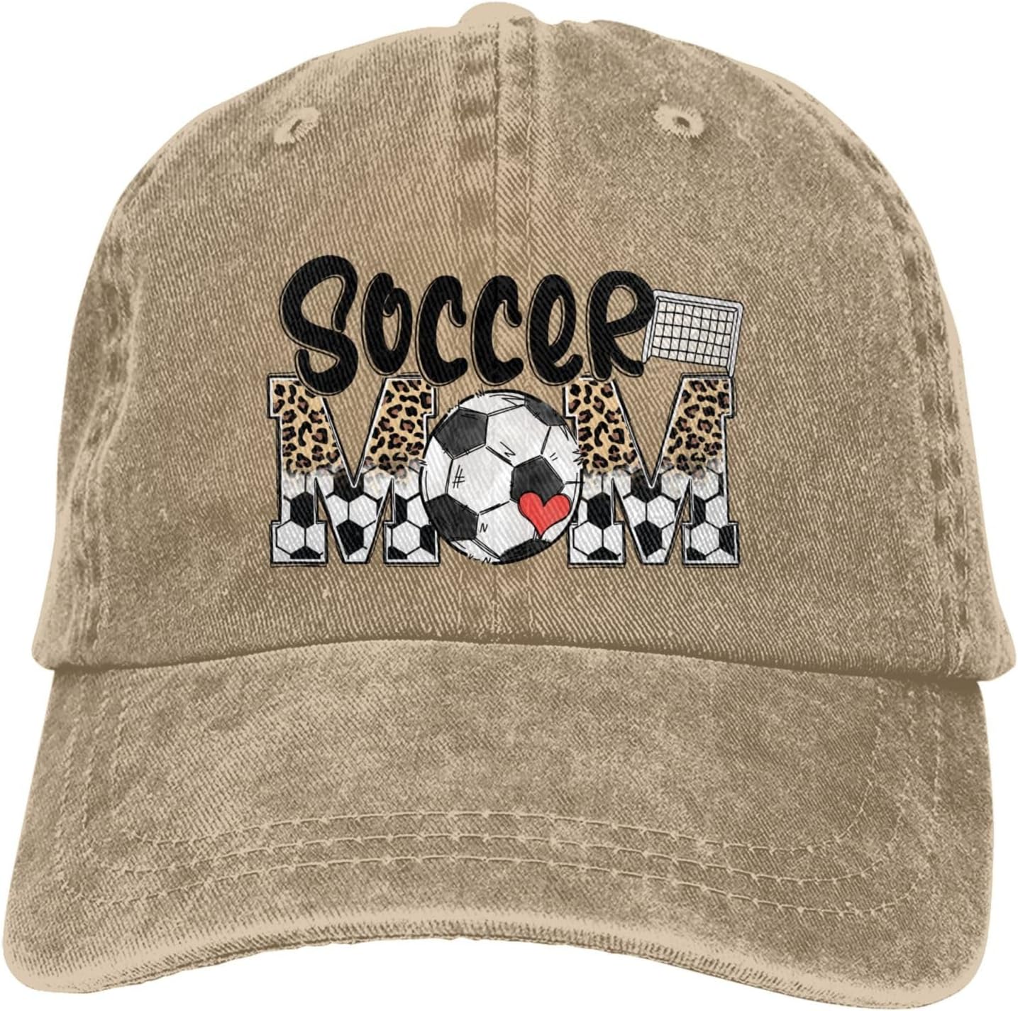 Golf Cap Dad - ソフトボール レオパード ラブ ベースボールキャップ ゴルフ ダッドハット