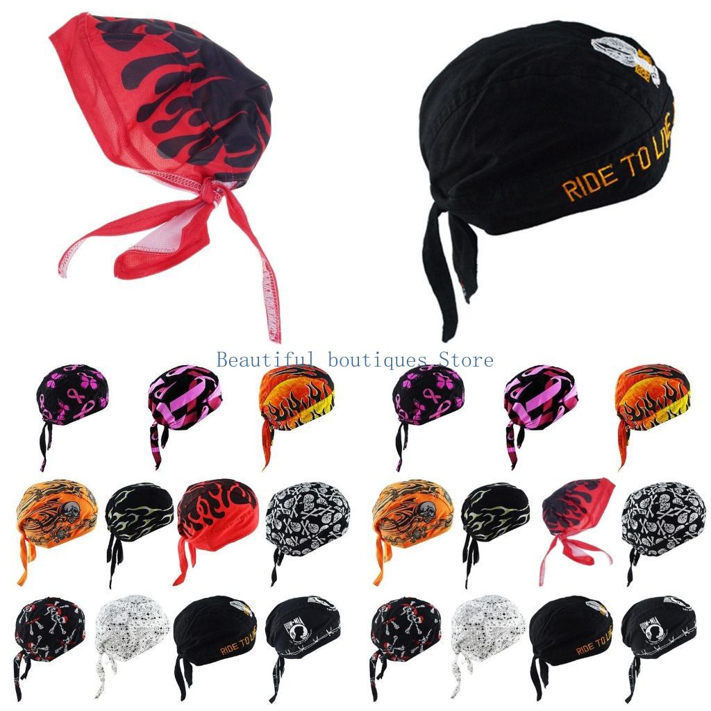 U4LF スカルキャップ海賊帽子サイクリングバンダナコットン - Skull Cap Helmet Liner のレビューと価格