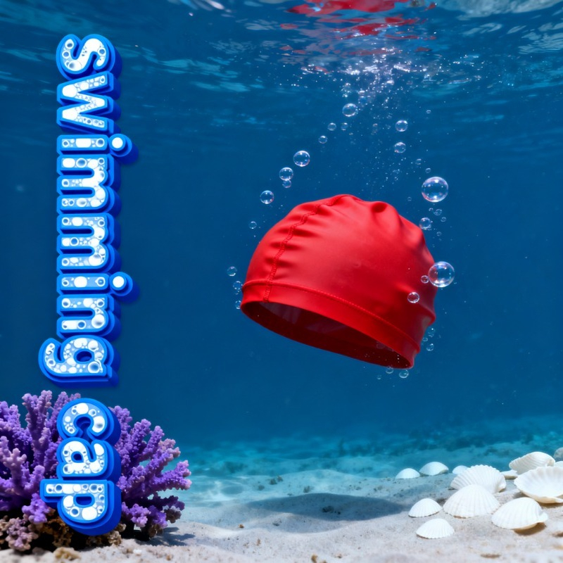 快適な子供用水泳キャップシリコーン素材かわいい漫画のデザイン - Swim Hat Silicone のレビューと価格