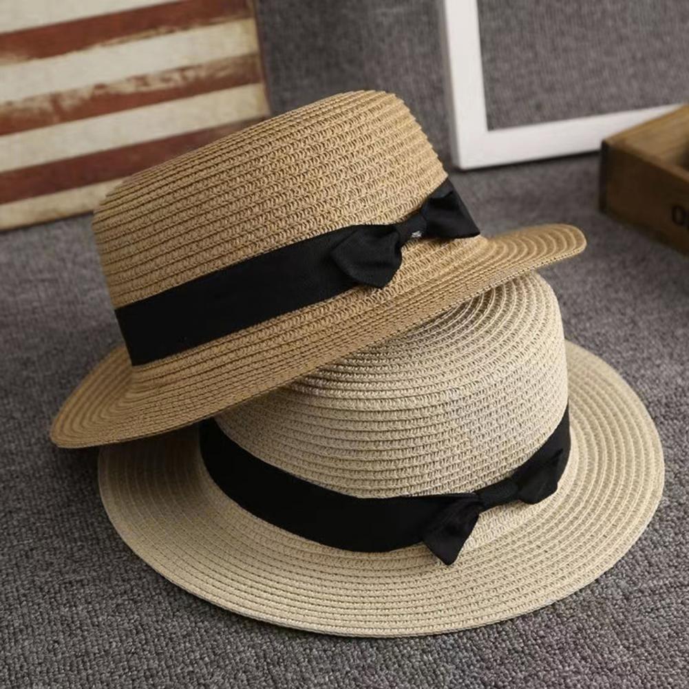 ビーチストローハット フラットトップ ワイドブリム 日焼け防 - Sun Hat Wide Brim のレビューと価格