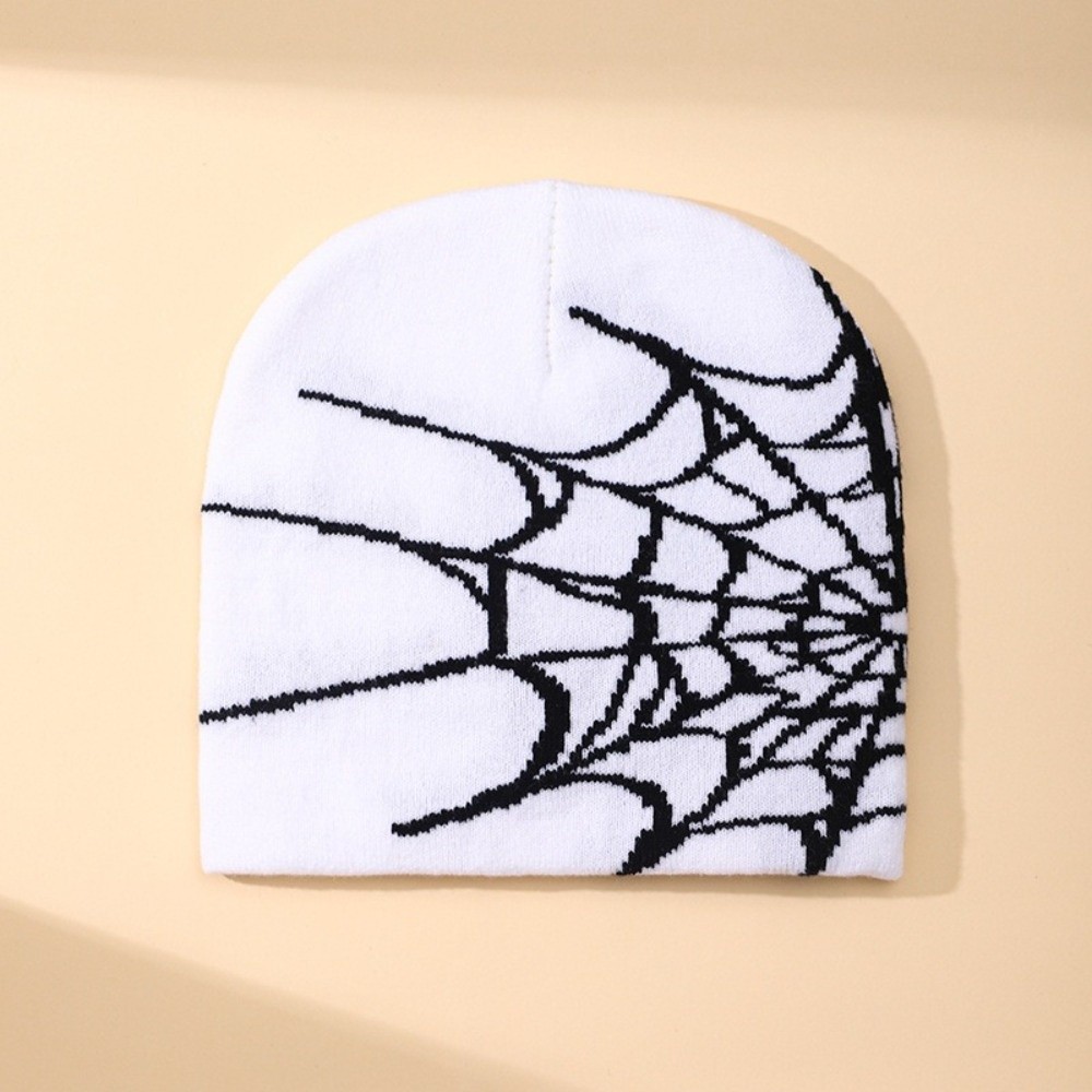 ヴィンテージ風ソフトスパイダーウェブ柄ビーニーキャップ スト - Beanie Cuffed Knit のレビューと価格