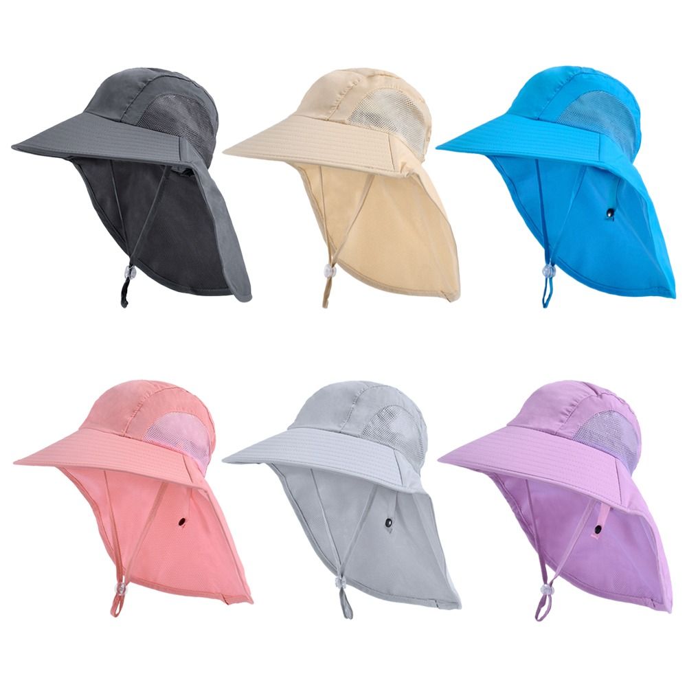 日焼け止め ボーイ ガール ビーチキャップ 子供用 バケット - Sun Hat Wide Brim のレビューと価格