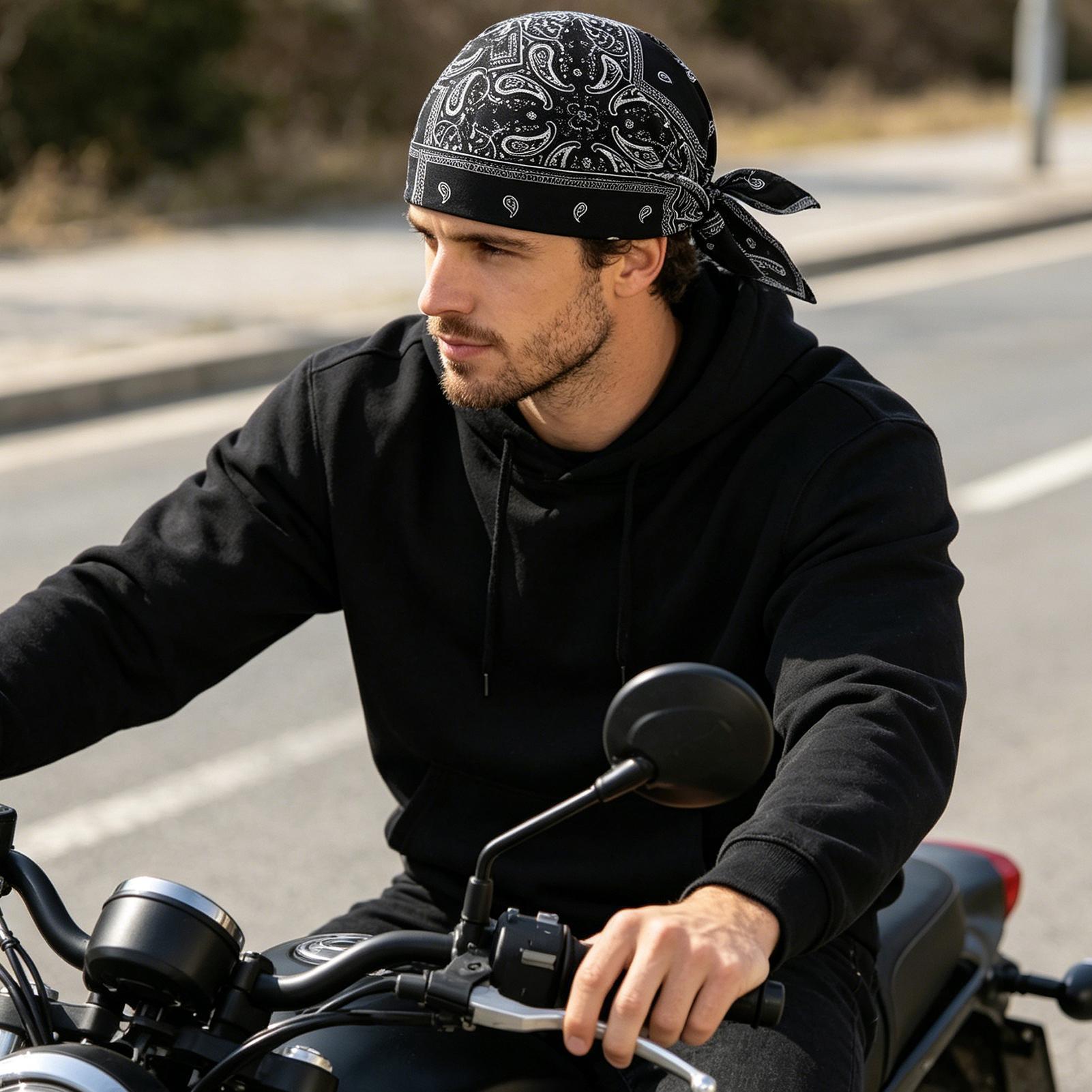 夏冷却ヘッドスカーフ伸縮性のある通気性汗吸収ヘルメットライナ - Skull Cap Helmet Liner のレビューと価格