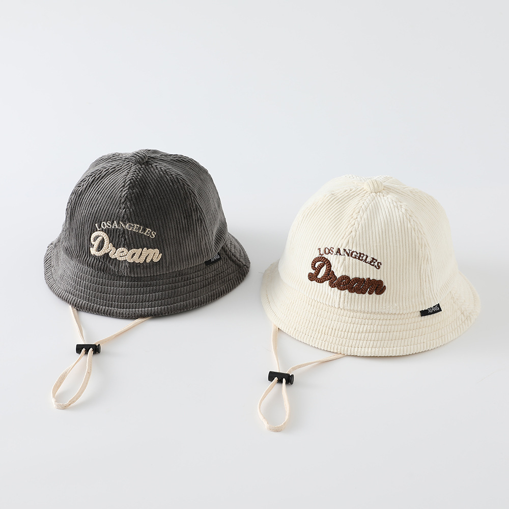 ベビー無地日焼け止め帽子 男の子用保温コーデュロイフィッシャ - Bucket Hat Cotton のレビューと価格
