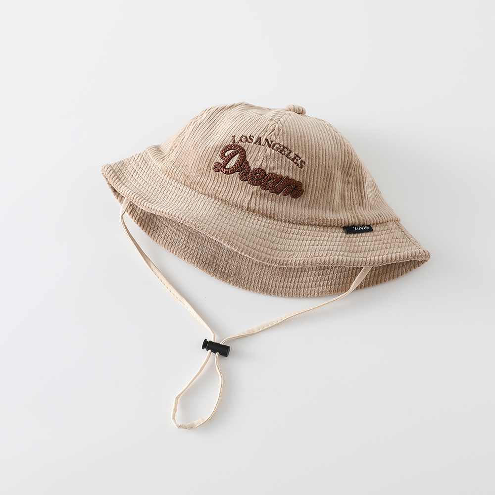 ベビー無地日焼け止め帽子 男の子用保温コーデュロイフィッシャ - Bucket Hat Cotton のレビューと価格