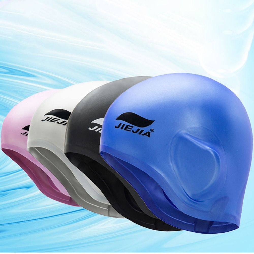 プール防水シリコーン水泳用品高弾性ダイビング帽子耳を保護水泳 - Swim Hat Silicone のレビューと価格